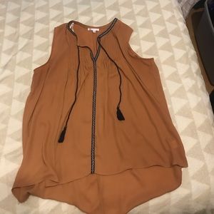 DR2 xl navy/burnt orange tank top